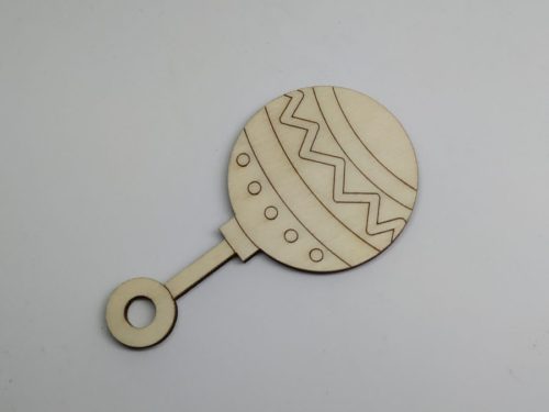 Silueta de chopo sonajero.