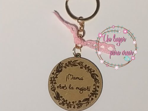 Llavero Mamá eres la mejor.