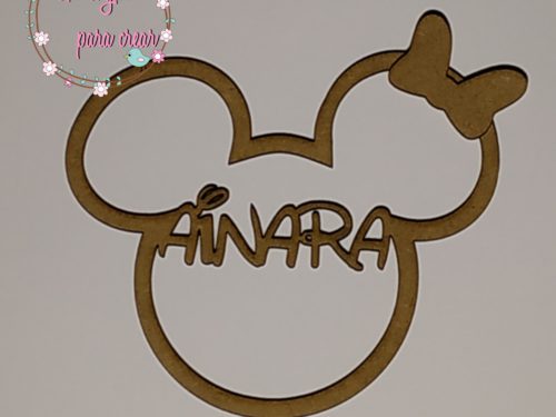Minnie con nombre personalizado.