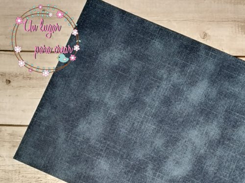 Ecopiel para encuadernar. Jeans. 33x50cm.
