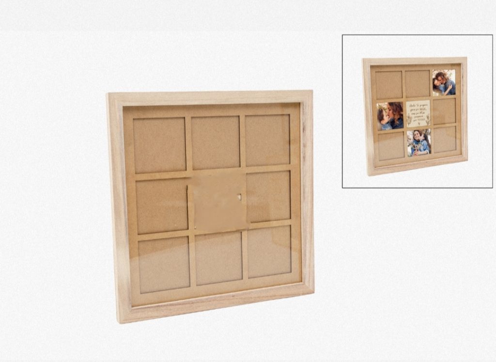 Marco de madera multifoto. – UN LUGAR PARA CREAR