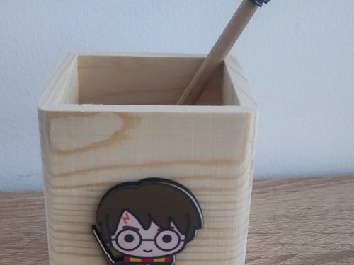 Cubilete con lápiz. Harry Potter.
